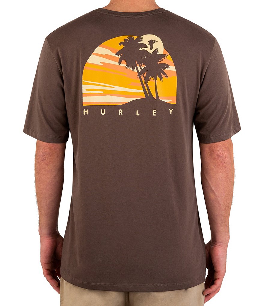 Hurley UPF Everyday Explore Piccupalms Short-Sleeve T-Shirt