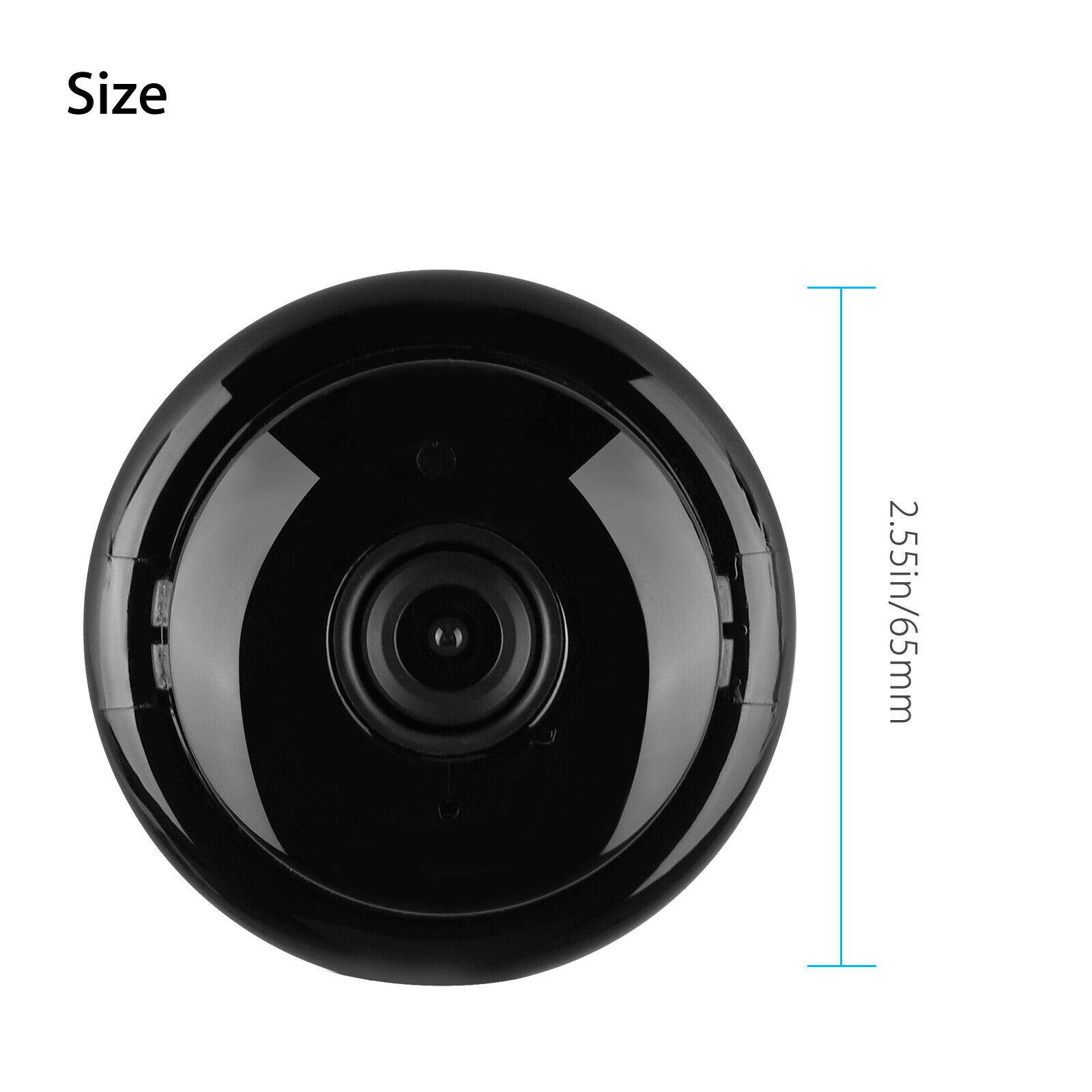 Mini Spy Hidden Camera, TOLEAP 1080P Full HD Wireless WiFi Security Video Camera with Night Vision and Motion Detection, Portable Tiny Nanny Cam with Monitor Phone App for Car Indoor Outdoor Home