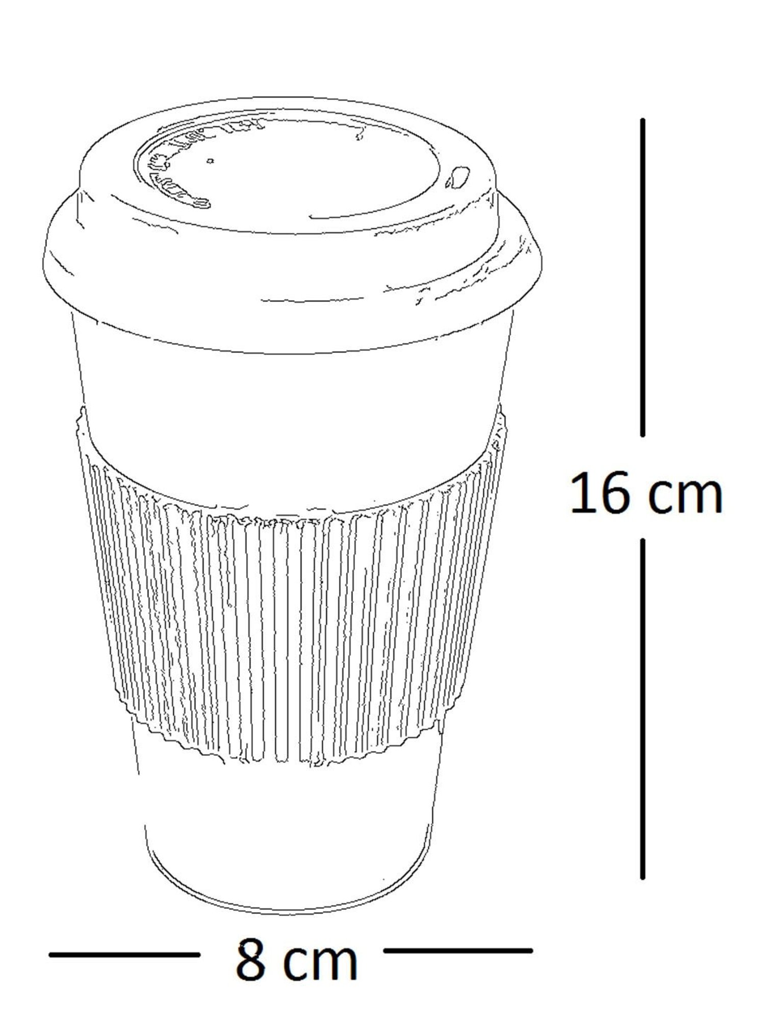 Freelance Red Bamboo Set of 1 Mugs