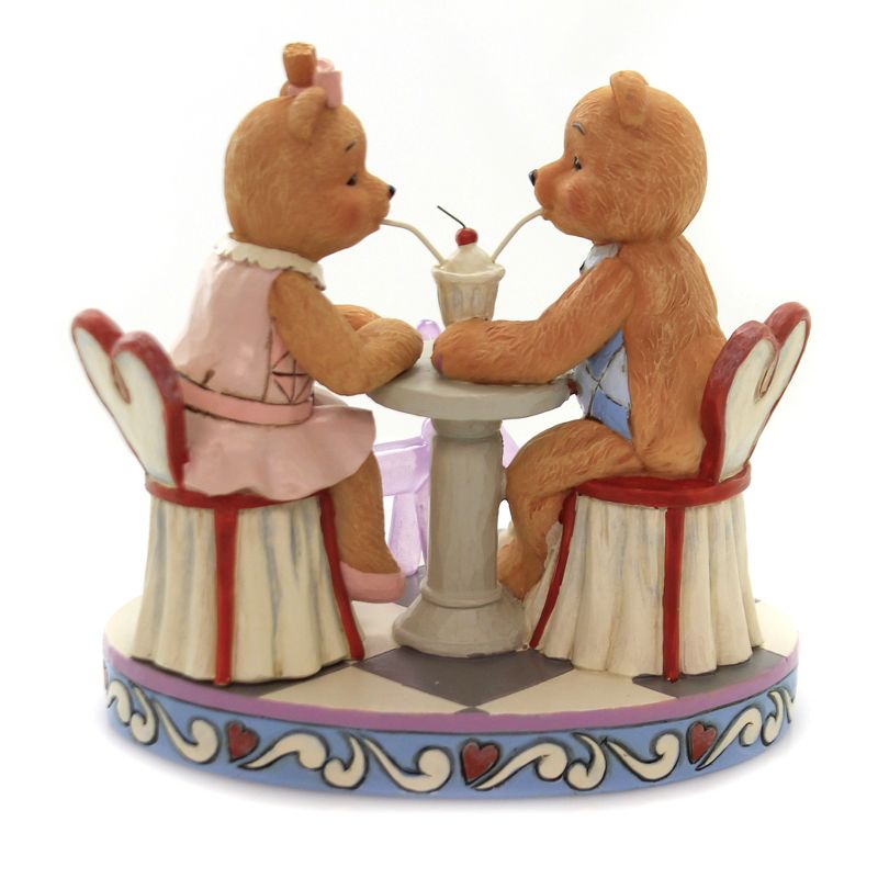 Jim Shore 5.5" Sharing Sweet Times Button & Squeaky  -  Decorative Figurines