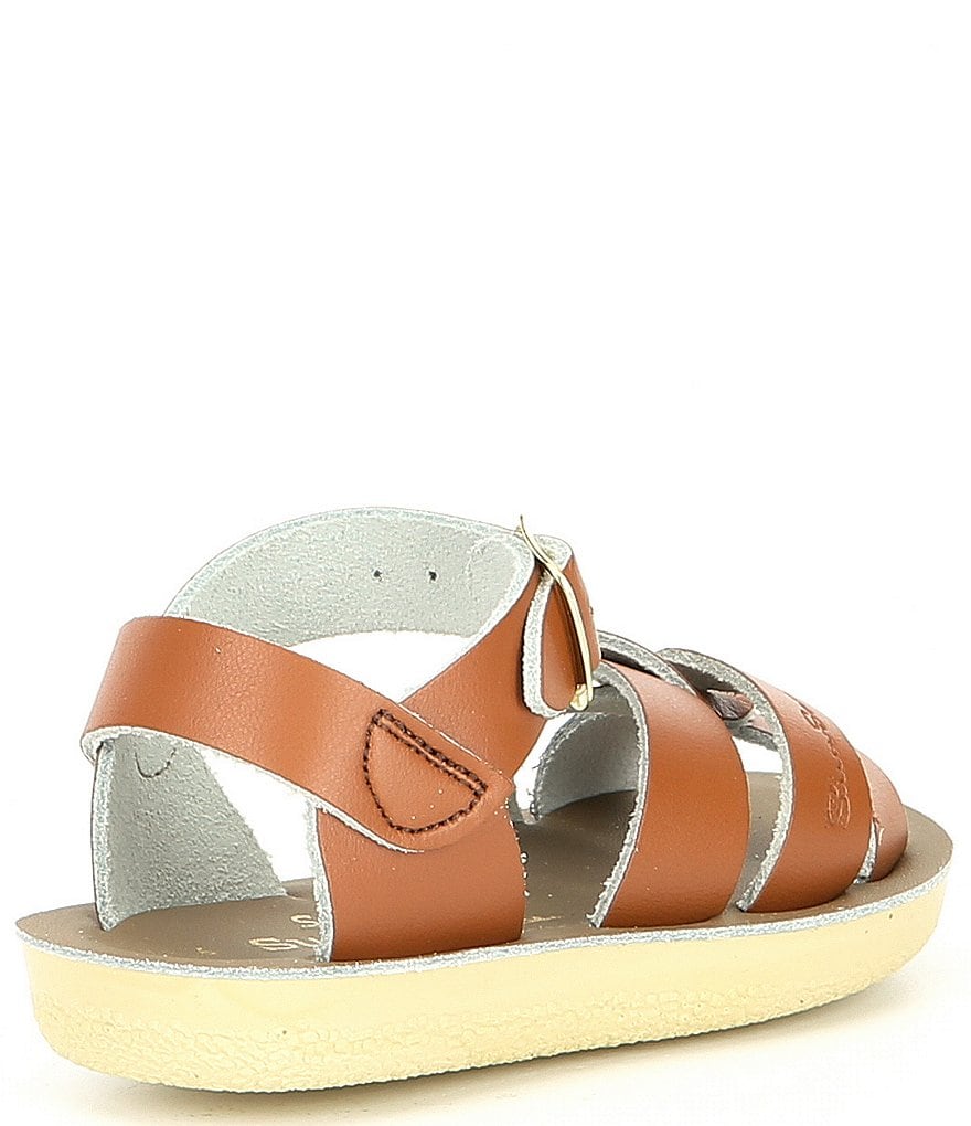 Girls' Sun-San Sandal by Hoy Swimmer Water Friendly Leather Sandal (Toddler)