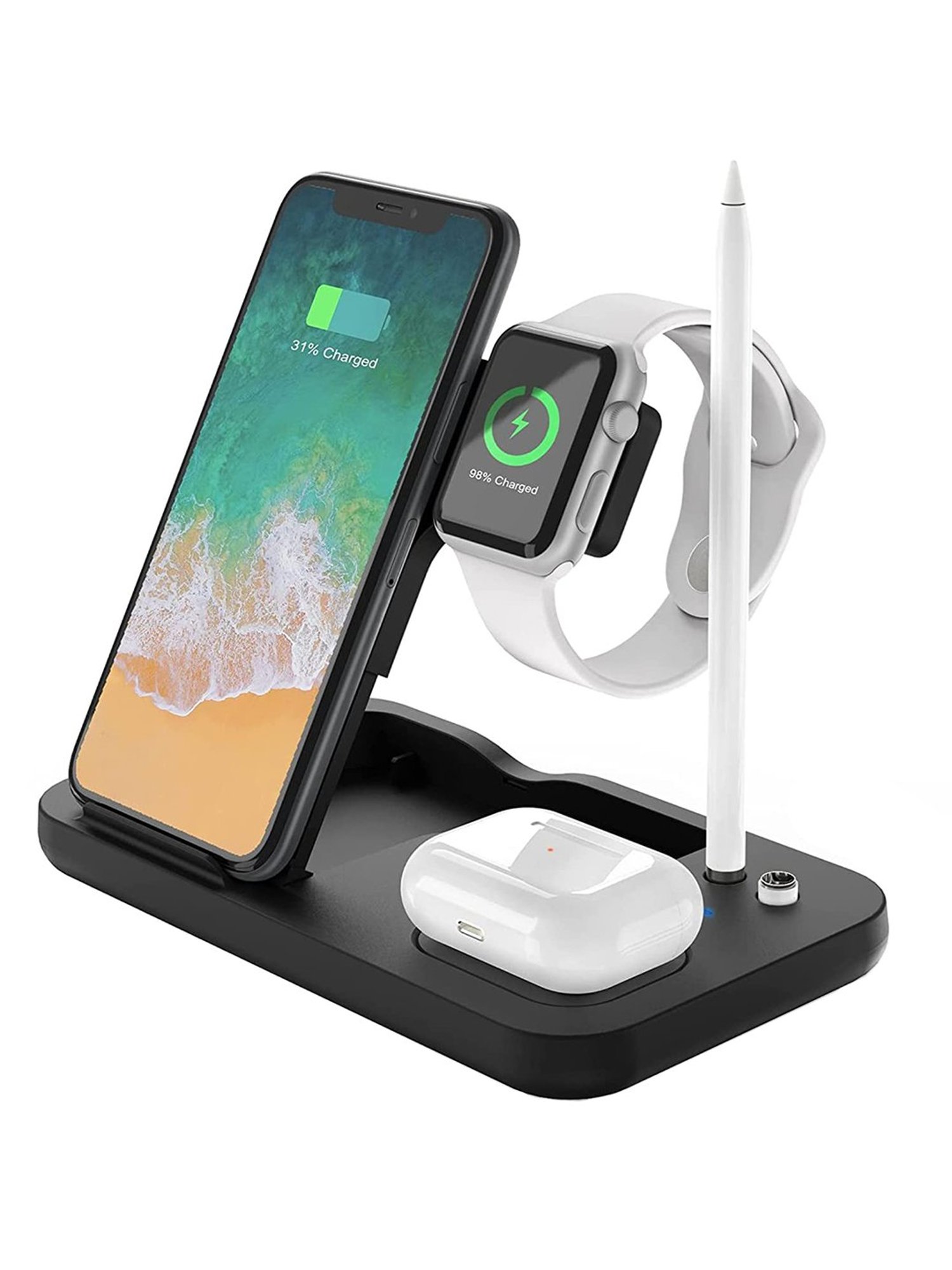 ULTRAPROLINK Vylis15 UM1006N 15W 4-in-1 Wireless Charging Dock (Black)