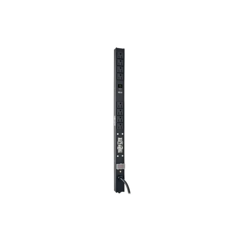 Metered PDU 15A 8 Outlets 515R 120V 515P 15 ft Cord 0U Vertical RackMount Power PDUMV1524