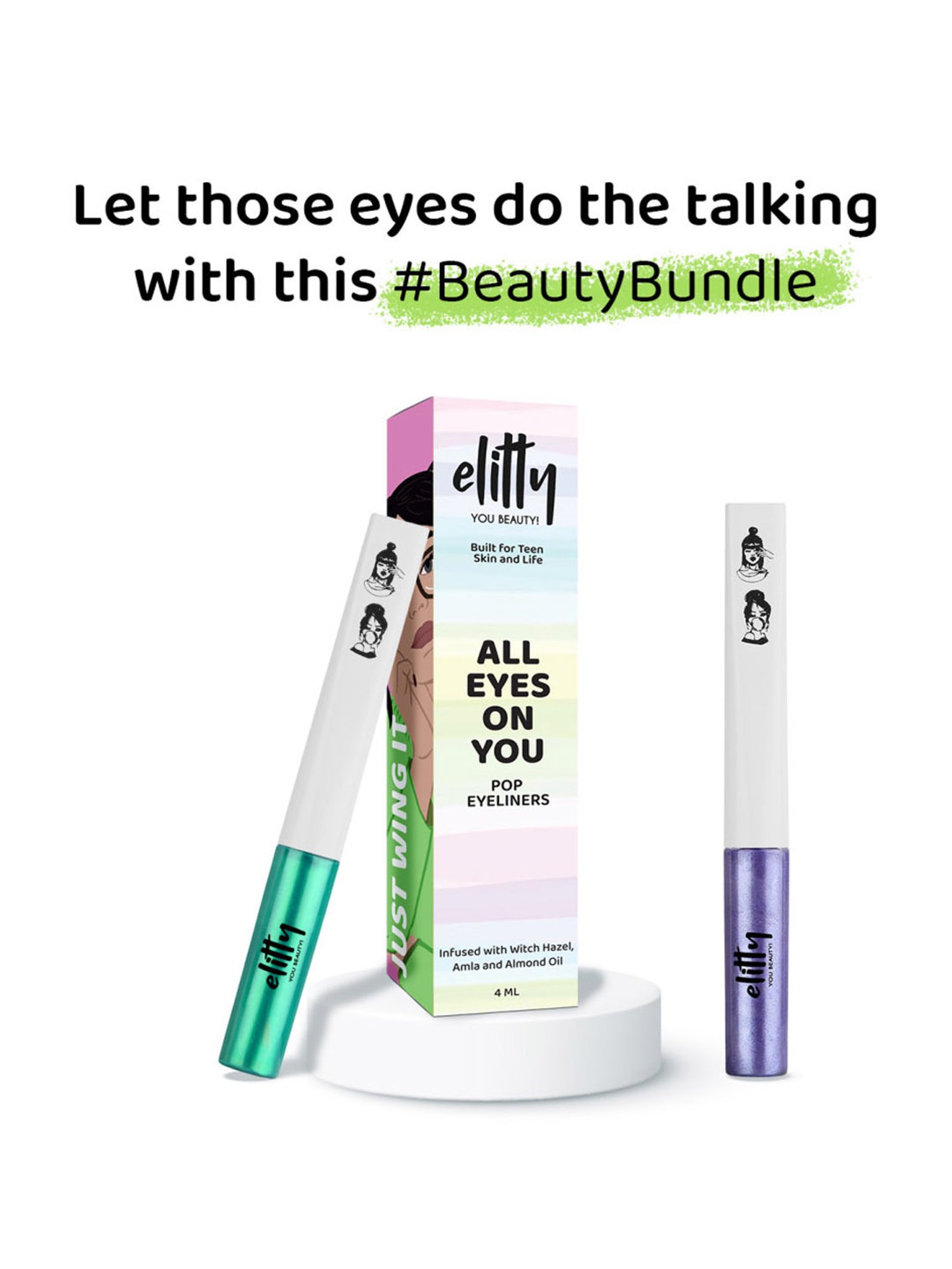 Elitty Eye Gotta Feeling Nightout Eyeliner Combo - Pack of 2