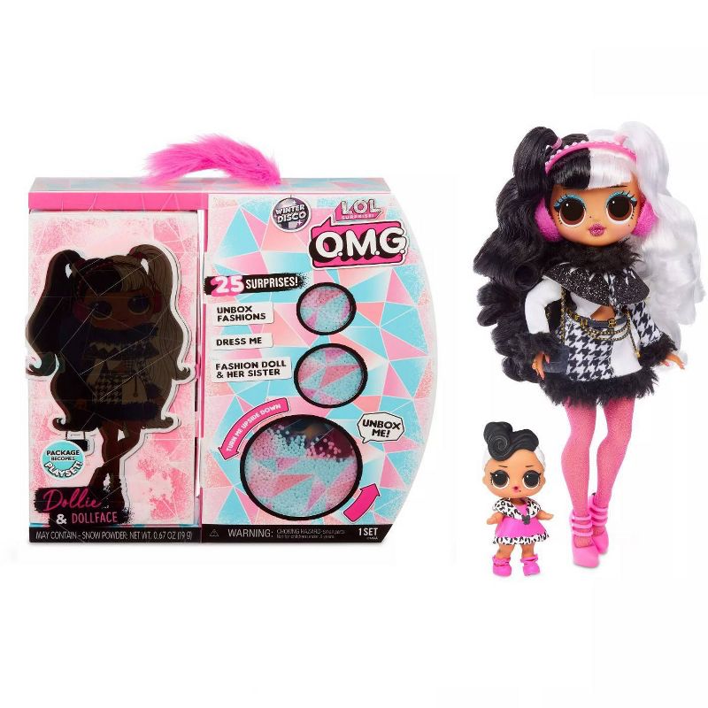 L.O.L. Surprise! O.M.G. Winter Disco Dollie Fashion Doll & Sister