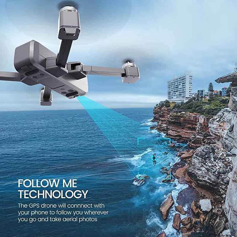 Hand Operated Drone for Kids Adults - Hands Free Mini Drones for Kids, Easy Indoor Hand Drone, Flying Ball Drone Toys for Boys and Girls Gift (Blue)