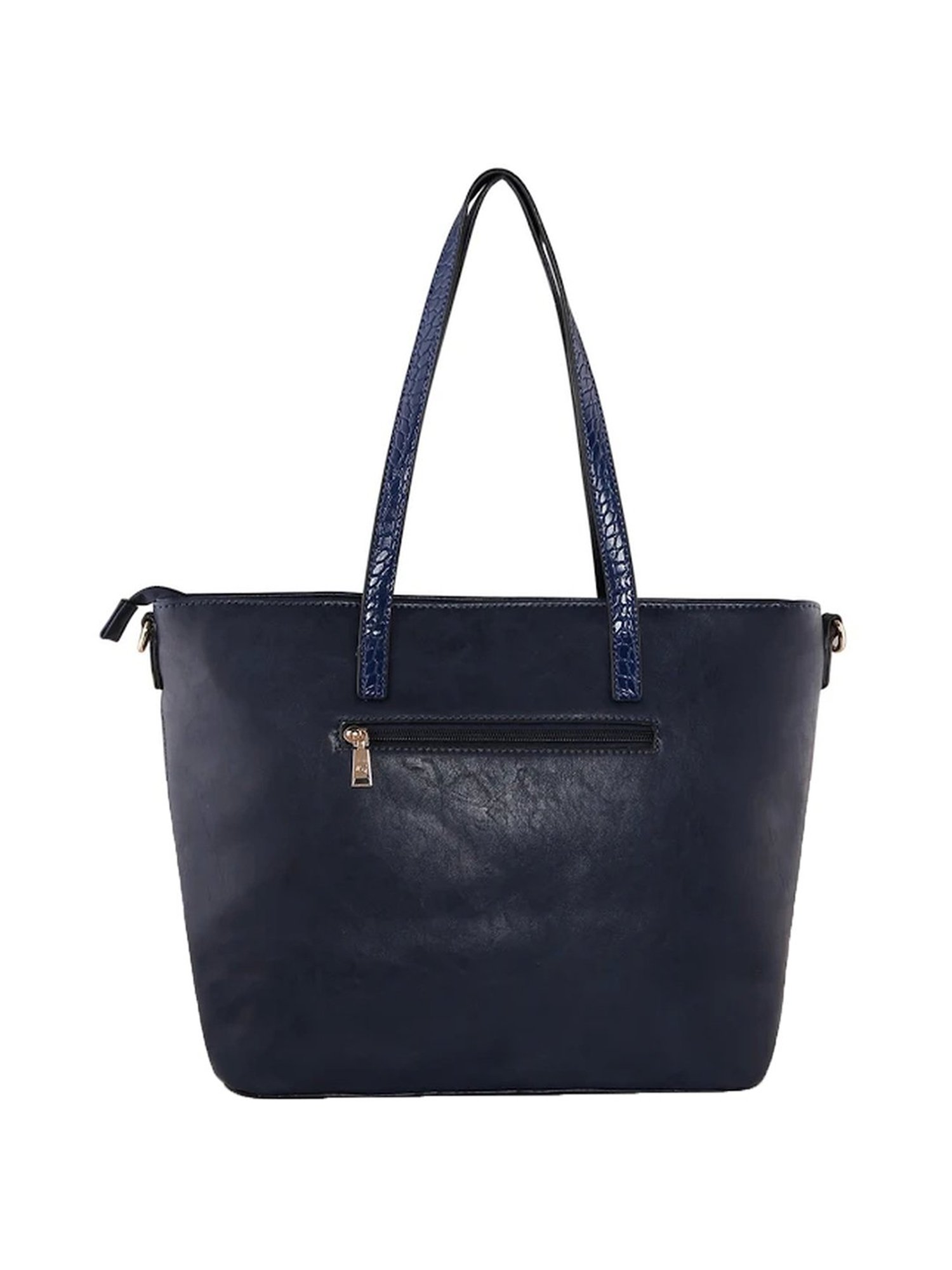 Giordano Blossoms 2020 Blue Textured Medium Shoulder Handbag