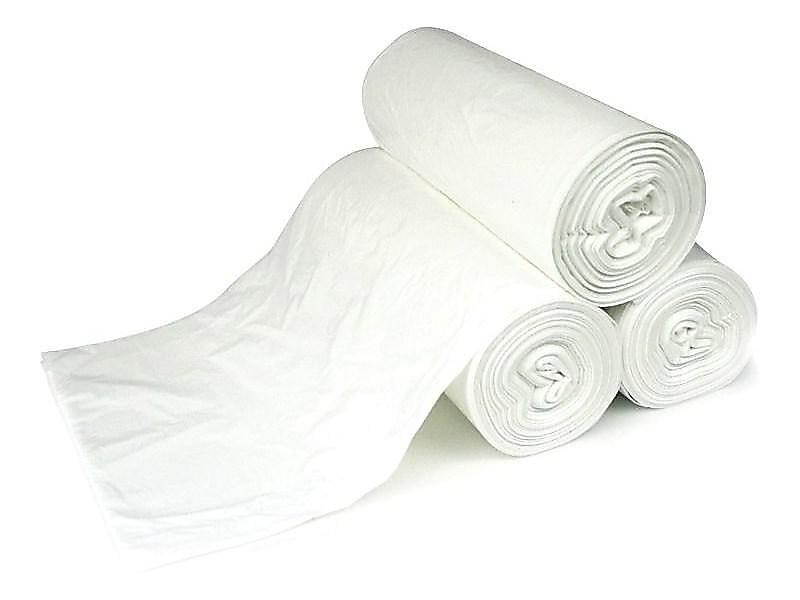 Low-Density Can Liners 20-30 gal 0.9 mil 30 x 36 White 200/Carton