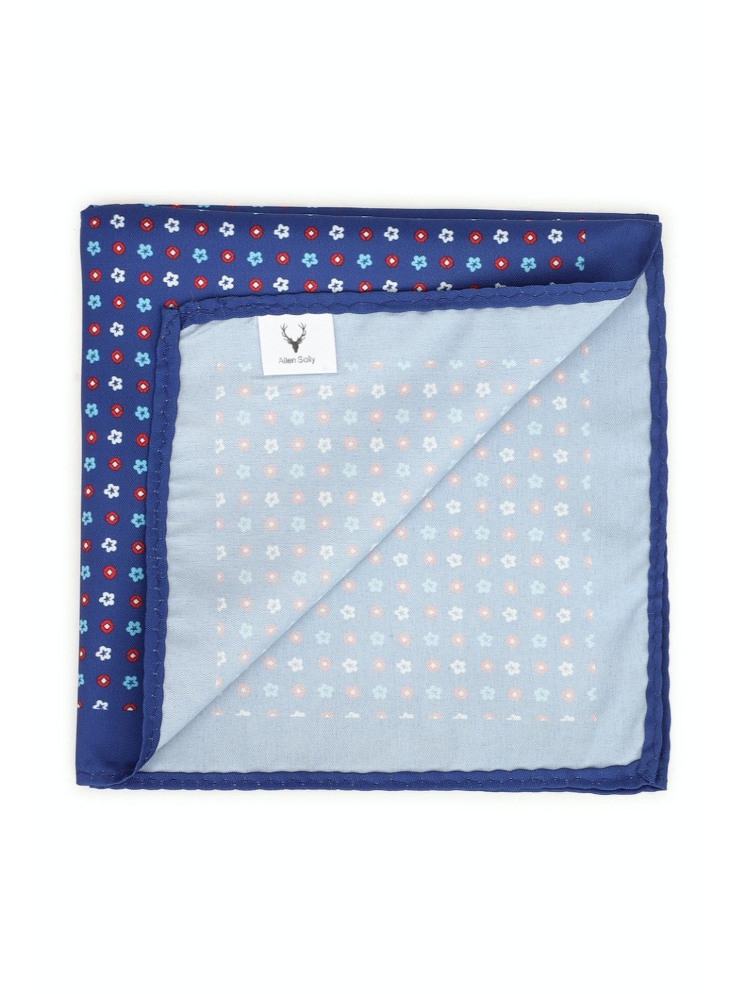 CHOKORE Brown and Yellow Plaid Pocket Square