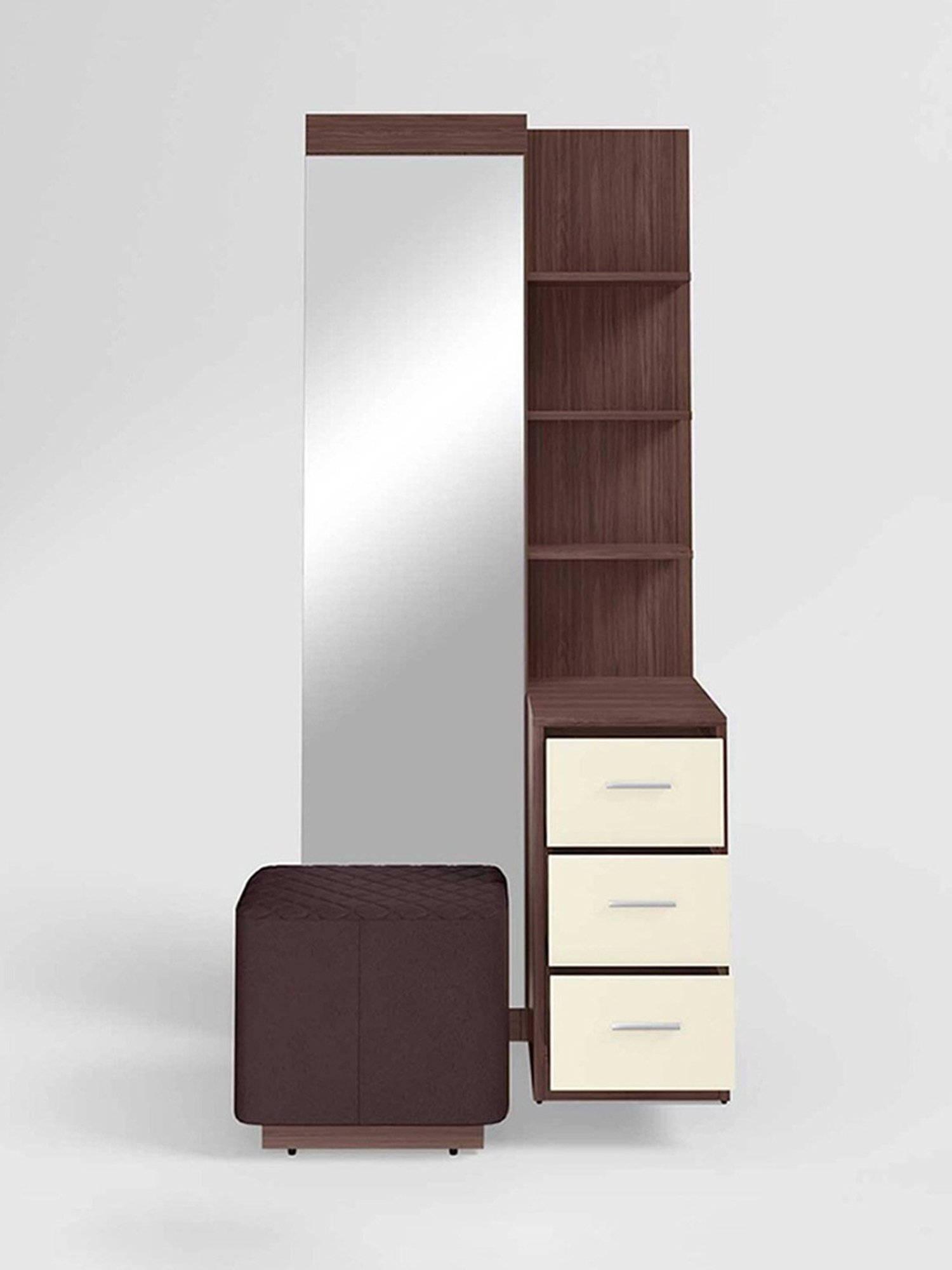 Godrej Interio Aero Valigny Oak Engineered Wood Standerd Dressing Table