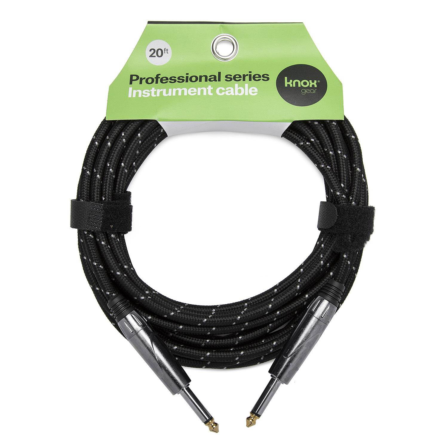 Knox Gear 20 ft Balanced Professional Series Guitar Cable