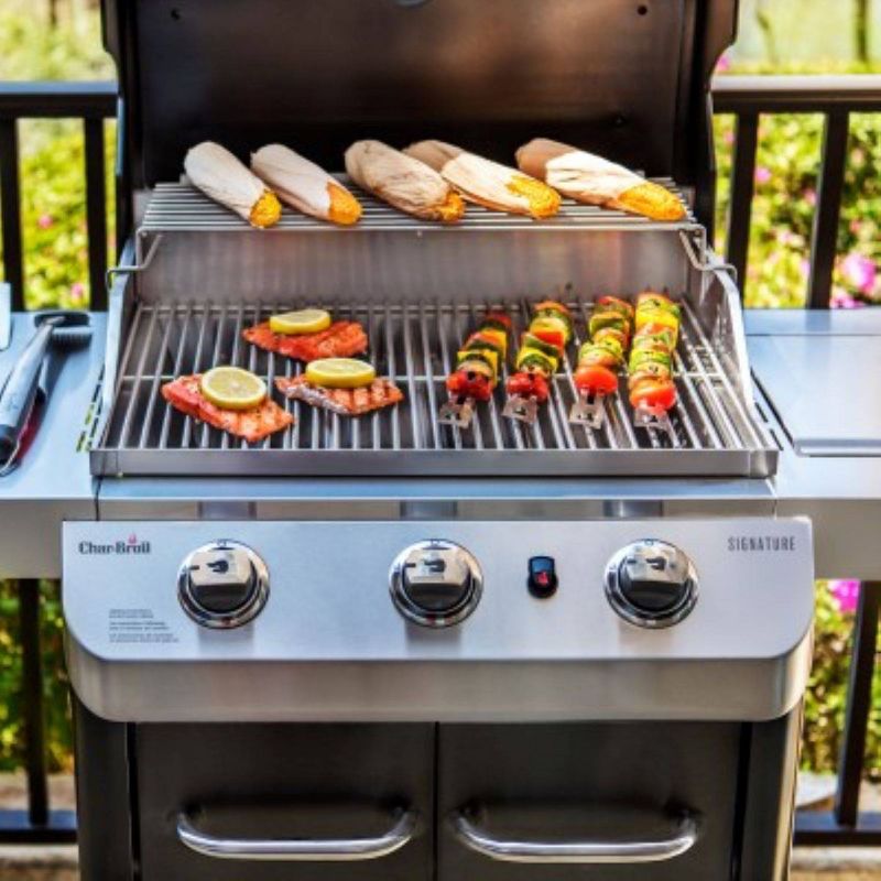 Char-Broil 3-Burner Gas Grill #463348017 - Black