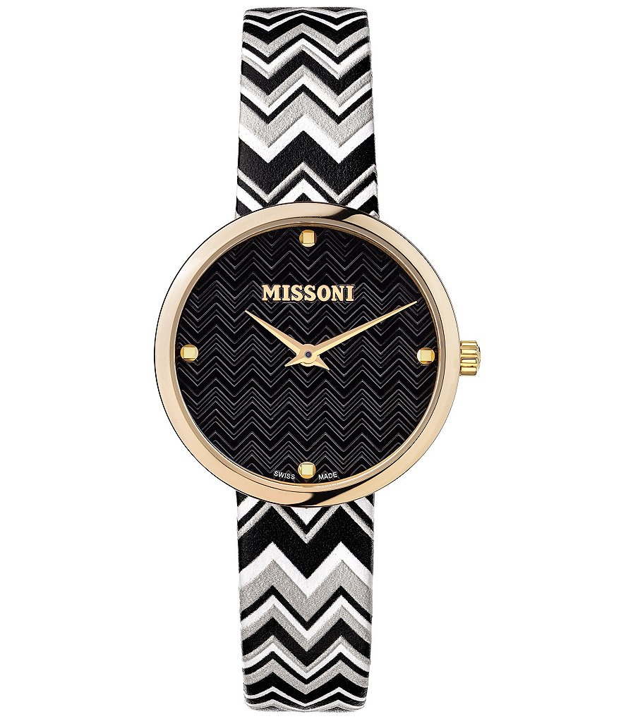 Missoni M1 Joyful Multicolor Leather Watch