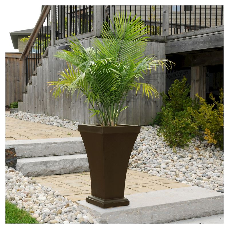 Urn Bordeaux Tall Planter Espresso - Hot Fudge - Mayne