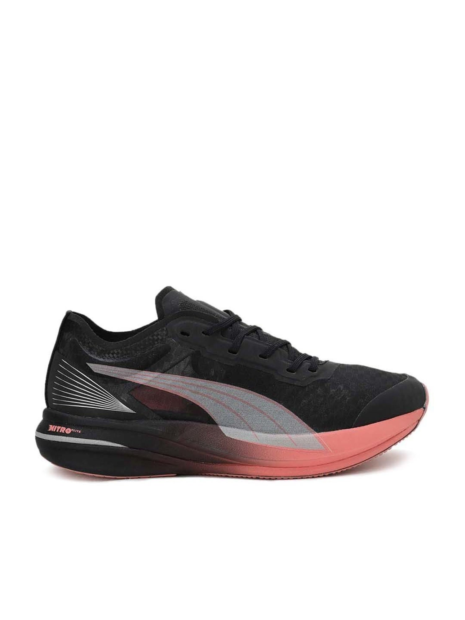 Puma Women's Deviate NITRO Elite Carbon Black Running Shoes