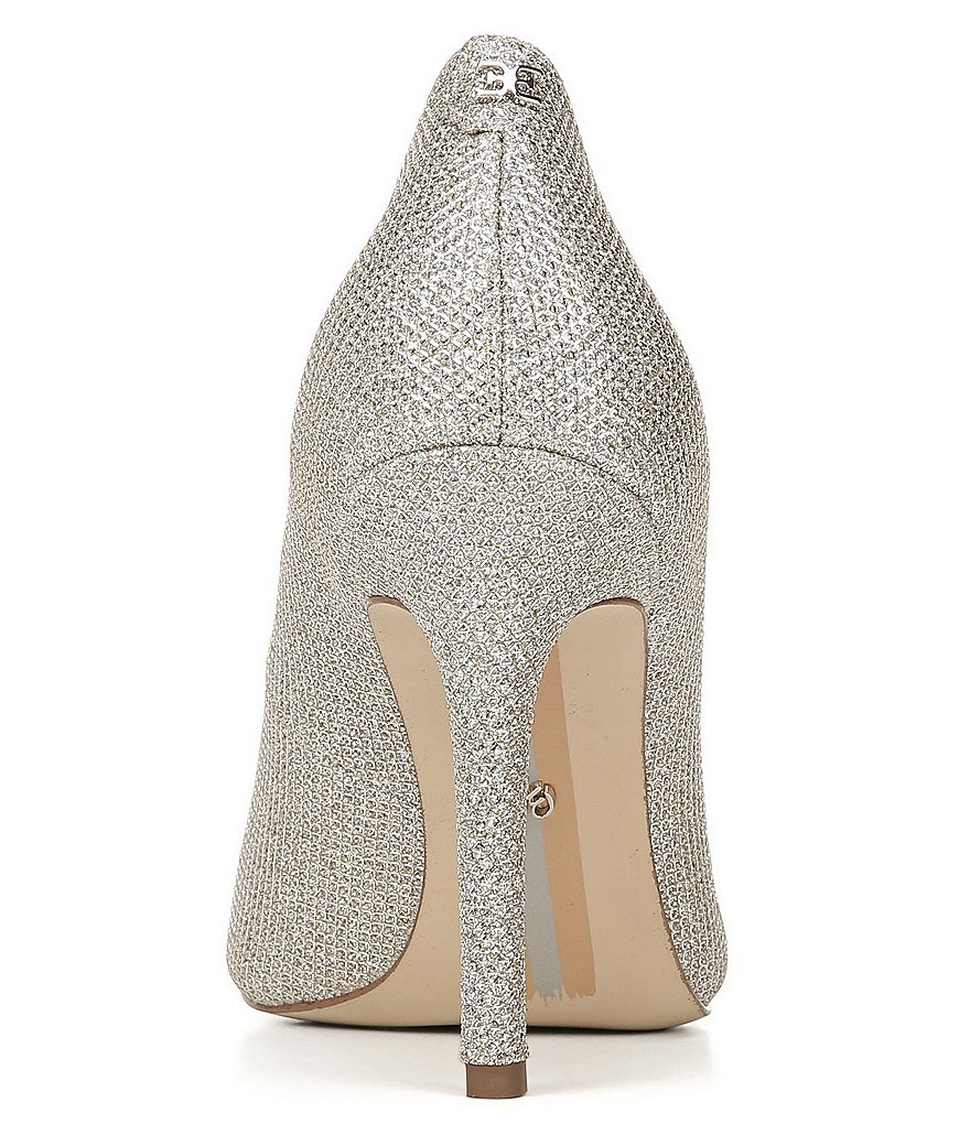 Pelle Moda Berlin Glitter Ankle Strap Pumps