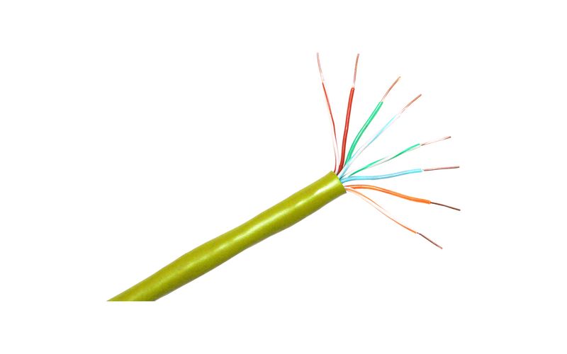 ClearLinks 1000FT Cat. 6 550MHZ Stranded Yellow Bulk Cable - Category 6 - 1000ft - Bare Copper - Bulk - Stranded - Yellow