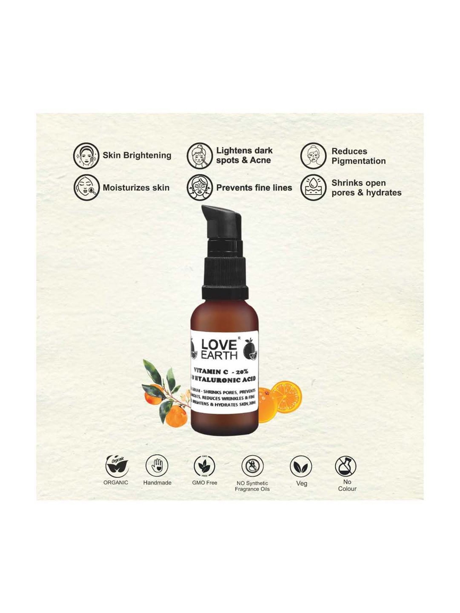 Love Earth Vitamin C Serum - 30 ml