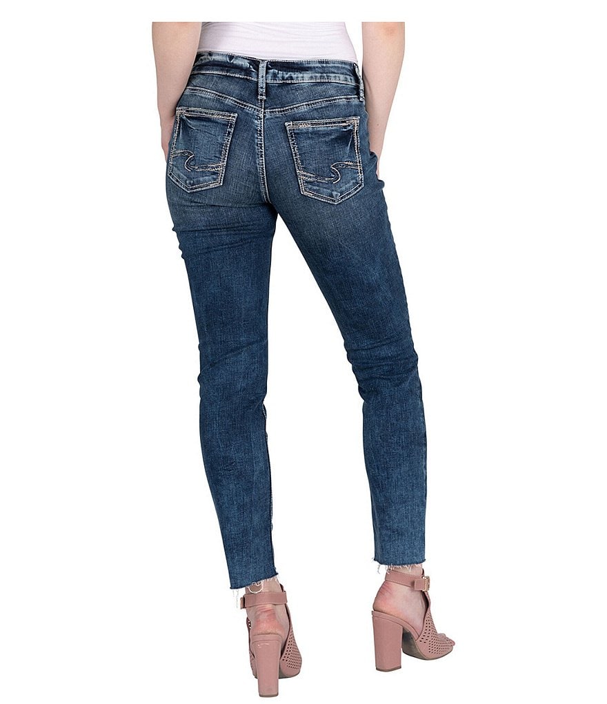 Silver Jeans Co. Highly Desirable Raw Edge Straight Jeans
