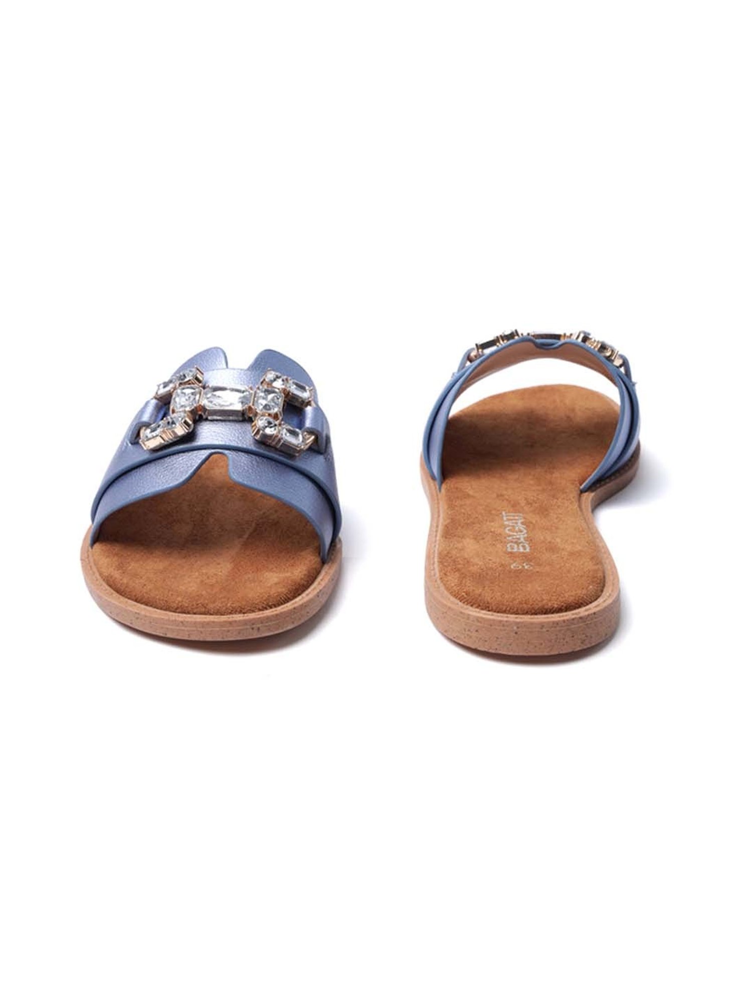 BAGATT Women's Goldy Light Blue Casual Sandals