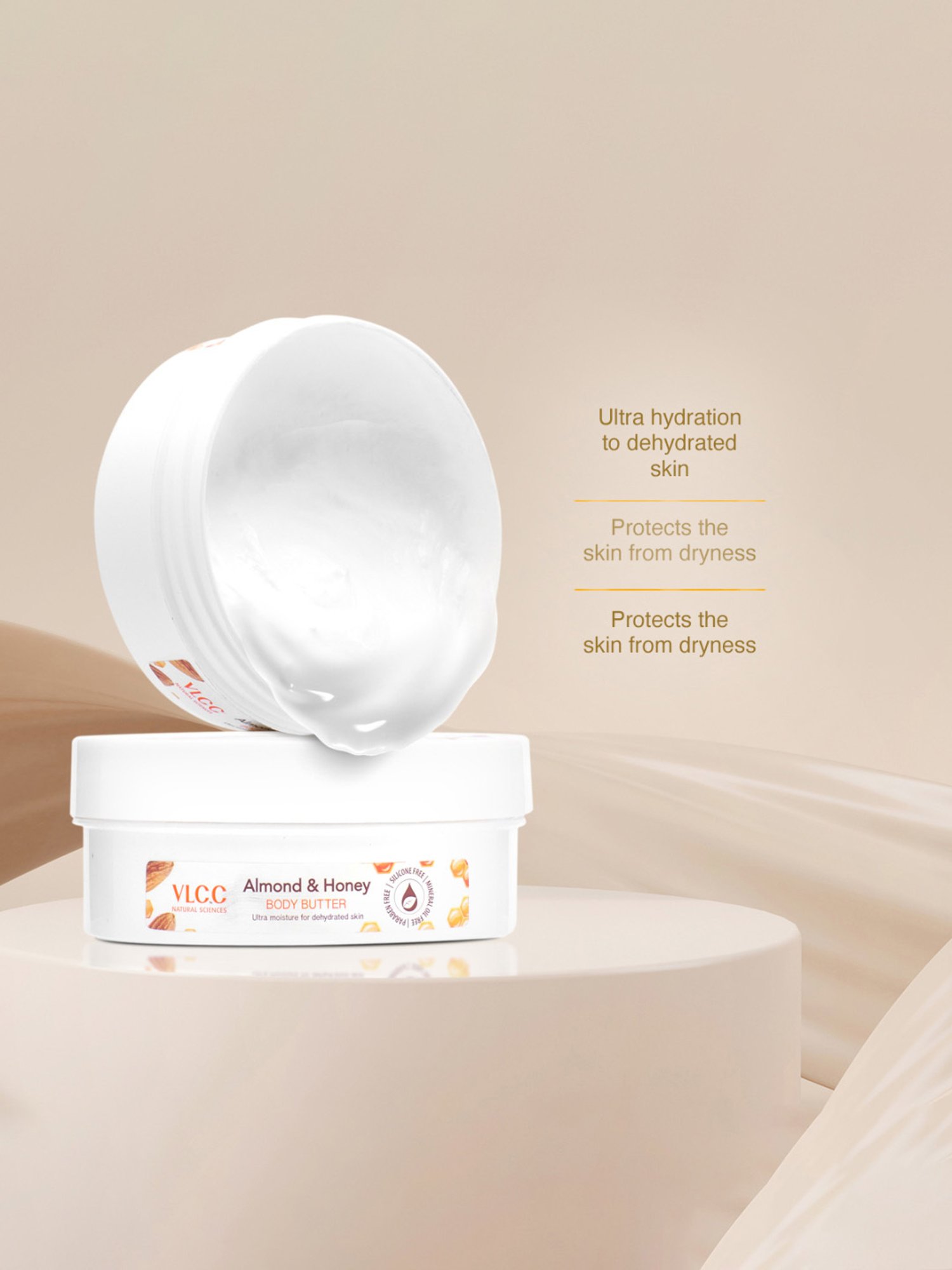 VLCC Almond & Honey Body Butter - 200 gm