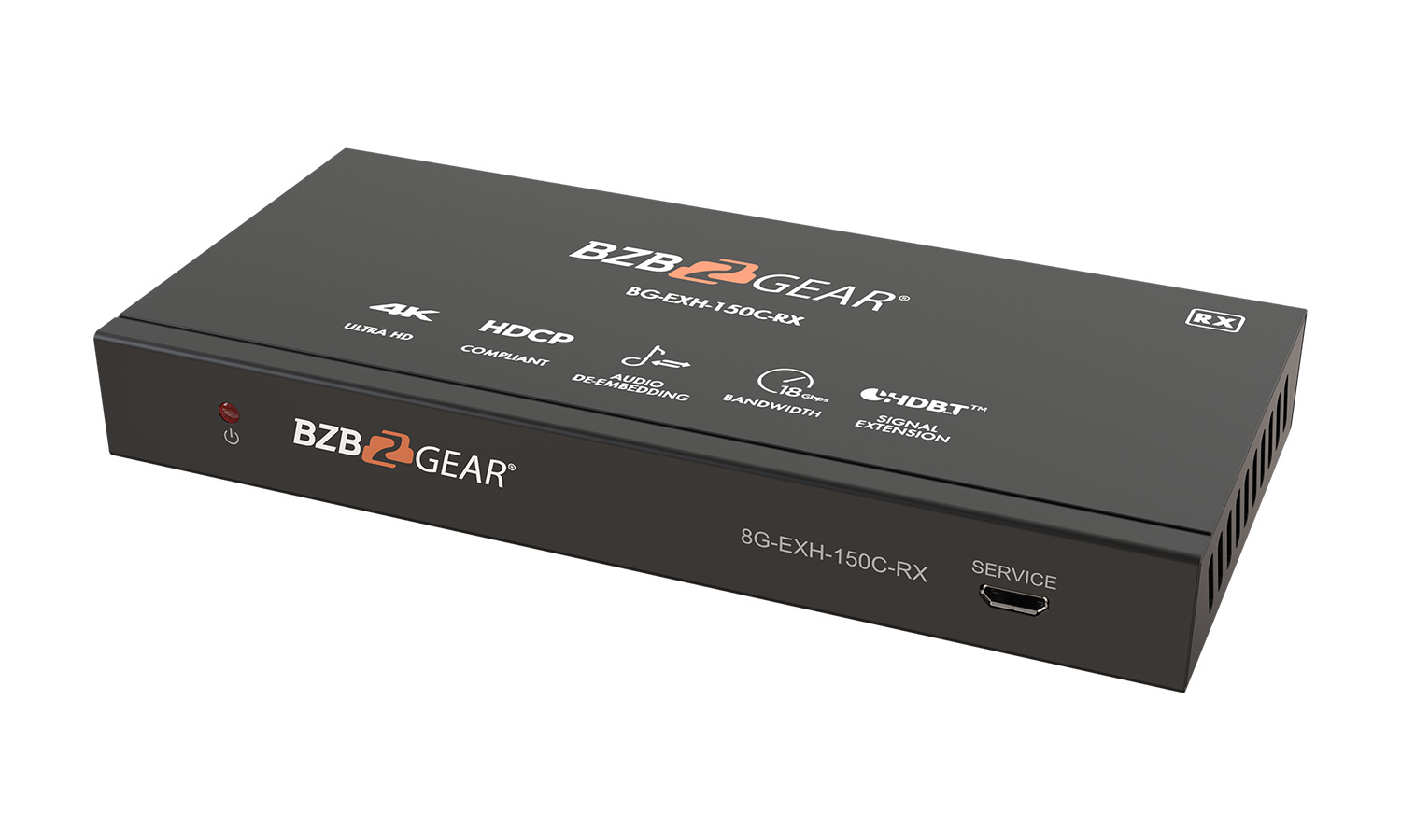 BZBGEAR 4K 18Gbps HDMI HDBaseT Extender with Bi-directional IR RS-232 and CEC up to 150M