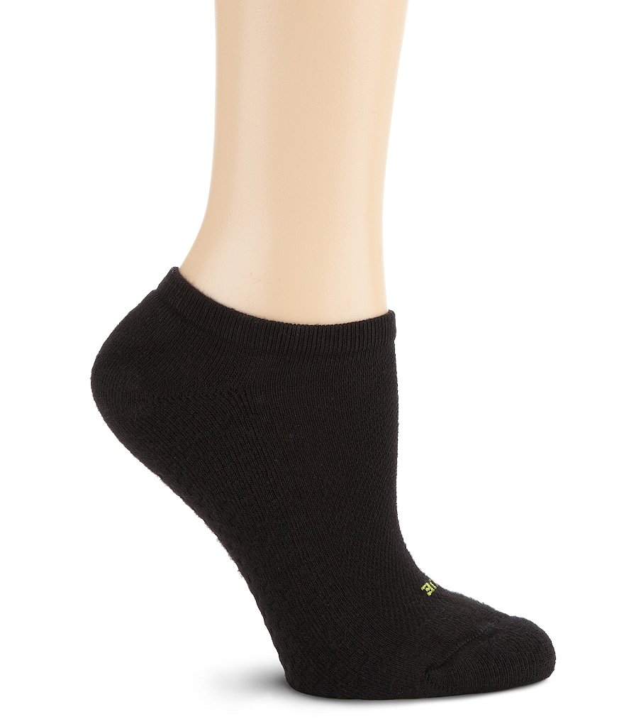 HUE Air Cushion Sport Mesh Top No-Show Socks 3-Pack