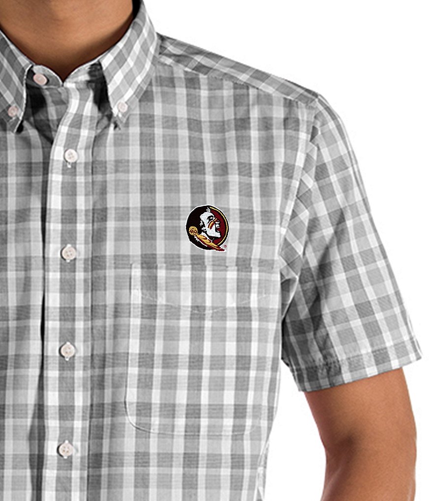 Antigua NCAA Crew Short-Sleeve Woven Shirt