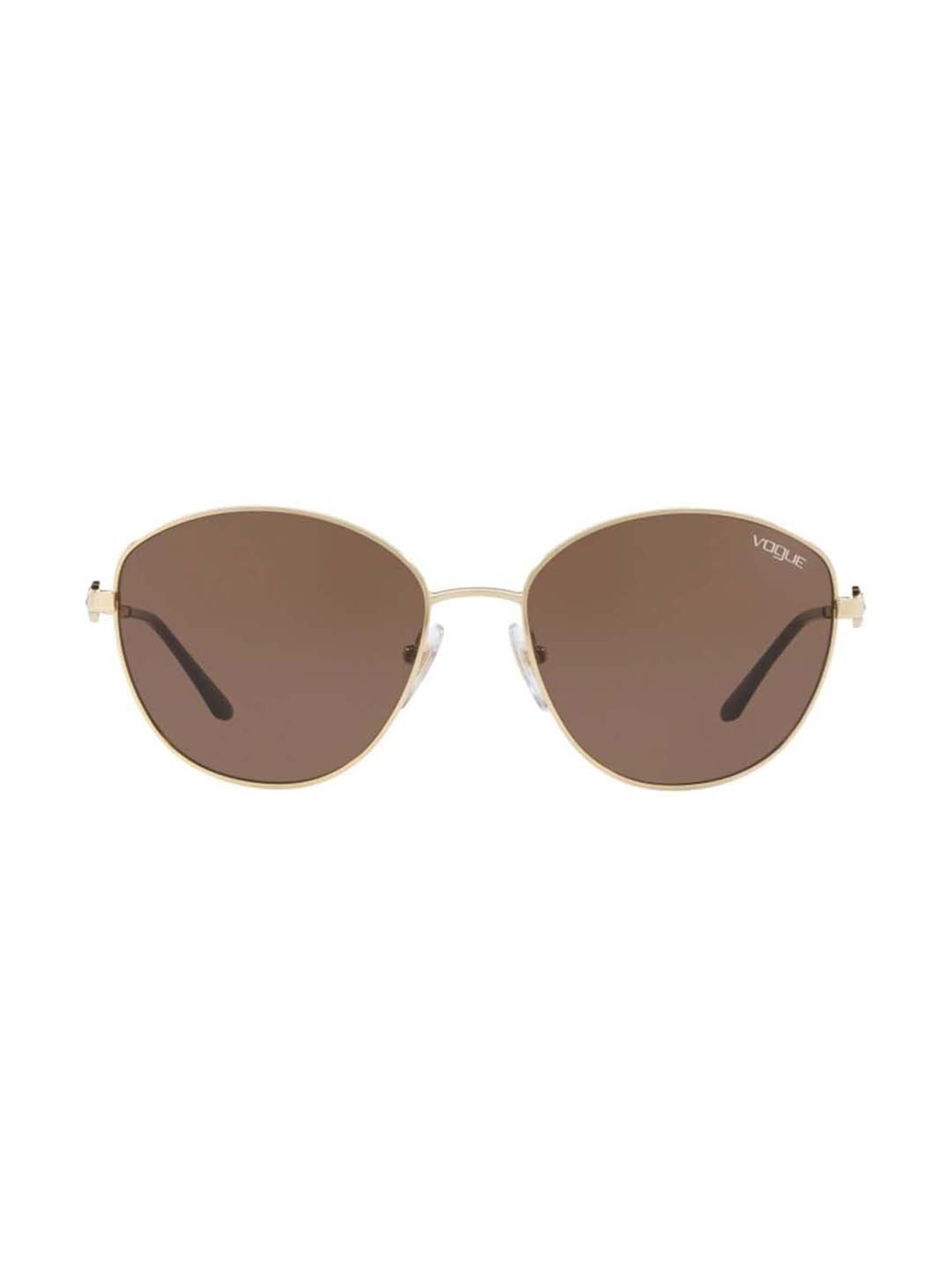 Vogue Eyewear Women UV Protected Brown Lens Irregular Sunglasses - 0VO4091BI848/7356