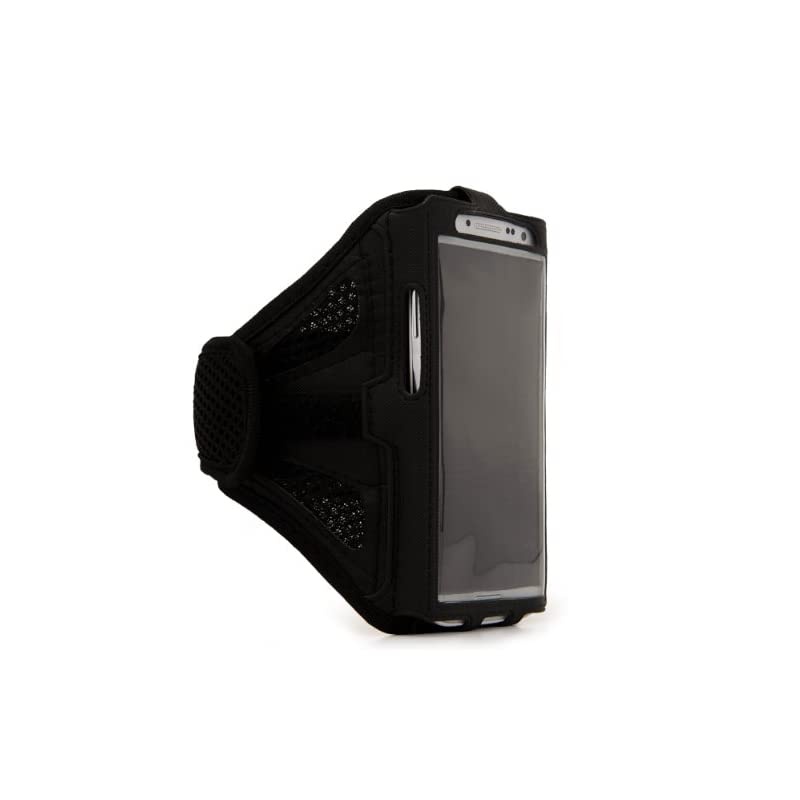 Mesh Workout Exercise Armband for for Smartphones - Retail Packaging - Black