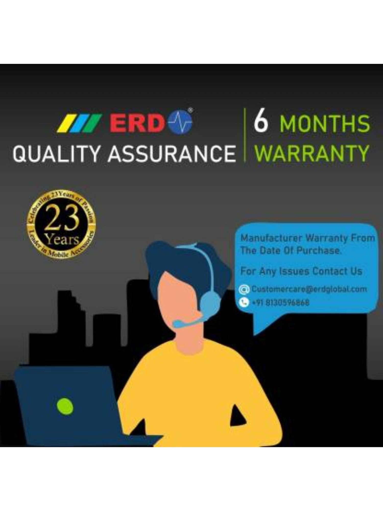 ERD 2 Amp Car Charger - (White)