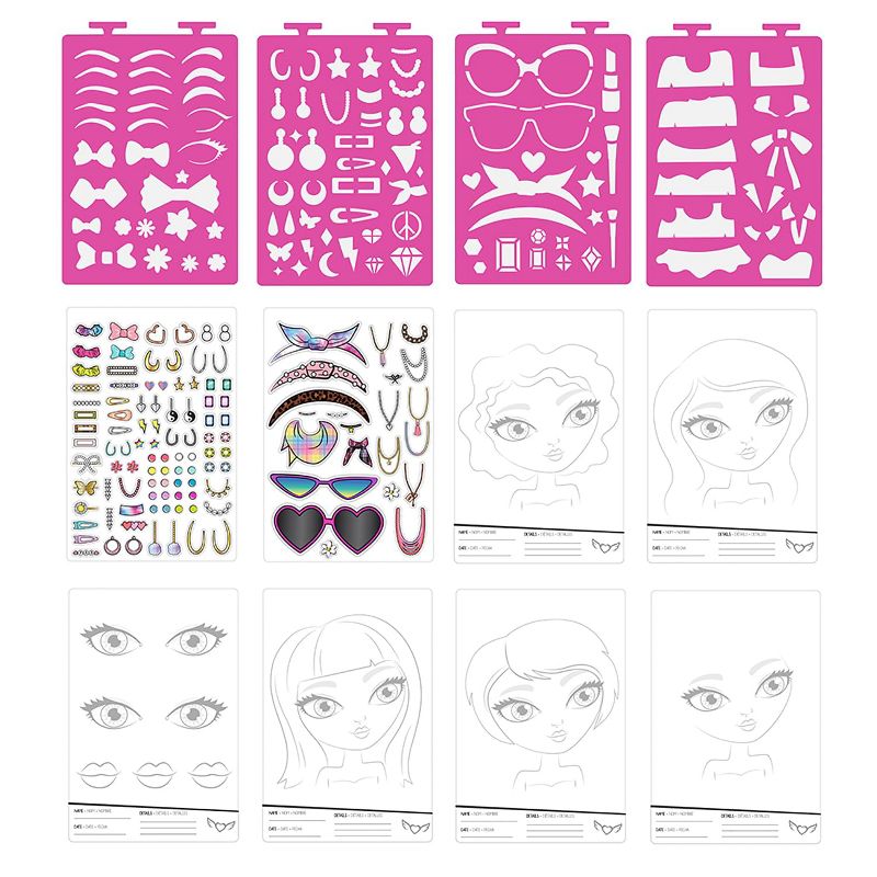 Fashion Angels Fashion Angels Beauty Design Sketch Portfolio & Carry Keeper