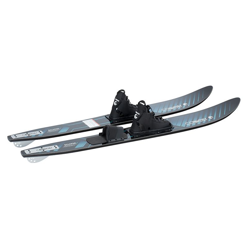 CWB Connelly 61200303-CON Eclypse Combo Waterskiing Lake Ocean Water Sport Skis w/ Front RTS Bindings 67-inch, Blue