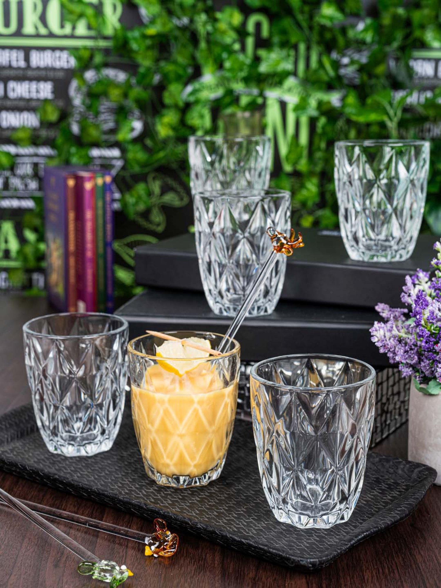 Goodhomes Transparent Drinking Glasses (260 ml) - Set of 6