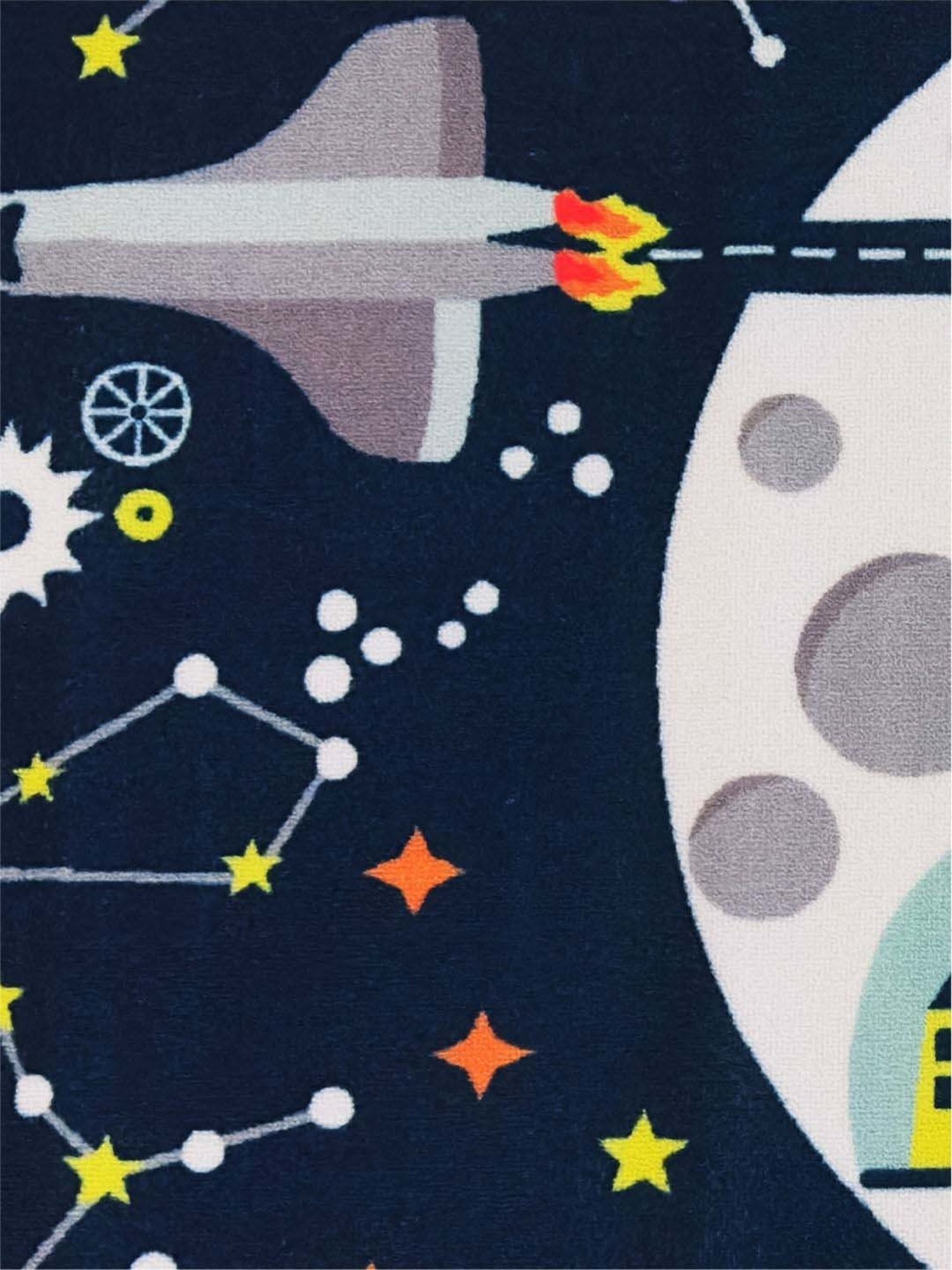 Urban Space Navy Chenille Anti-Skid Runner