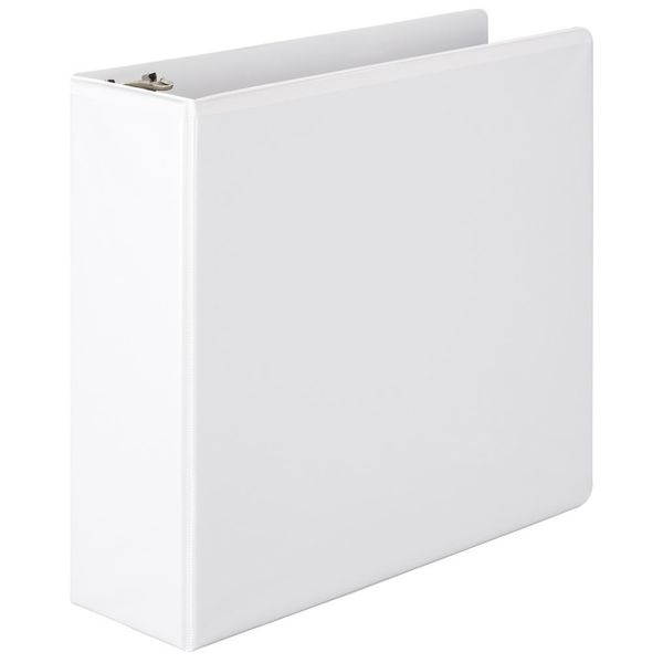 WILSON JONES W385-49WPP1 3" D-Ring Binder, Heavy Duty, White