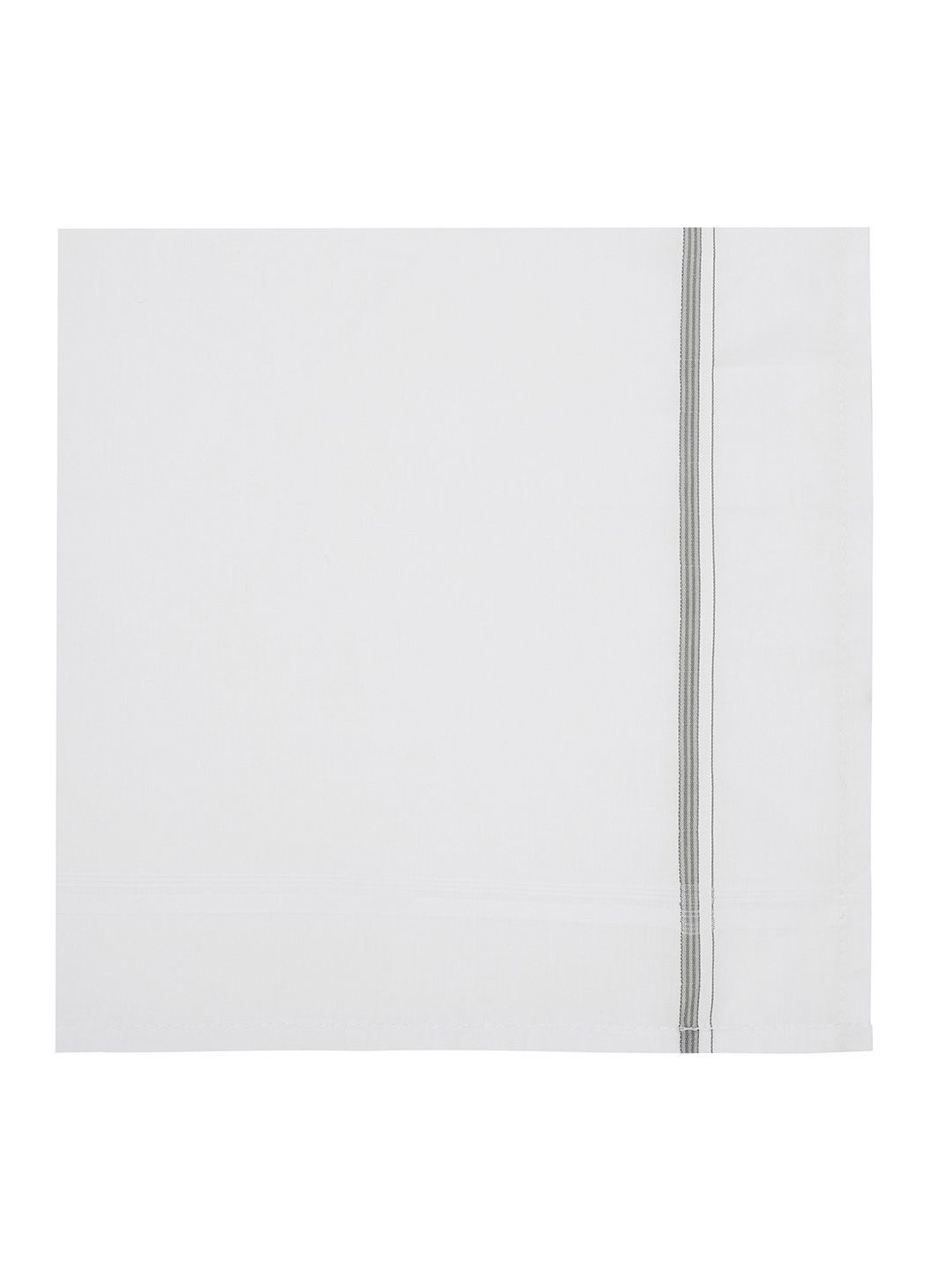 Crusset White Cotton Handkerchief - Pack of 6