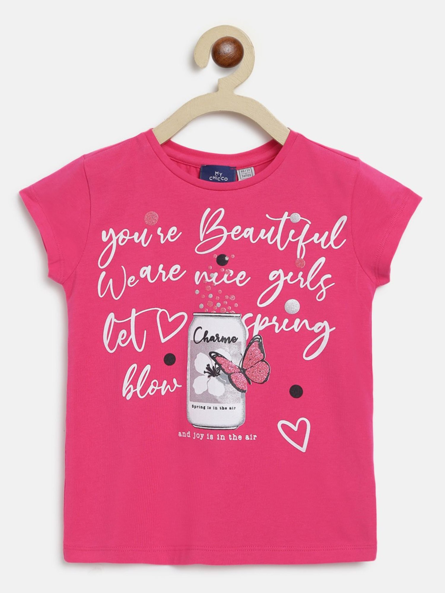 Chicco Kids Pink Printed Top