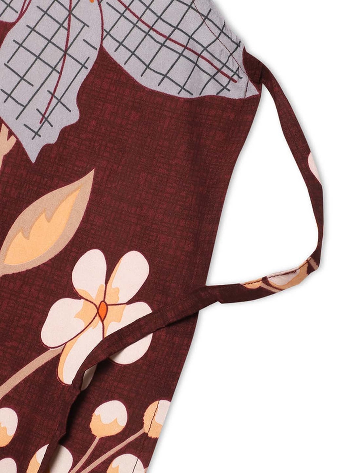 Dhrohar Multicolor Cotton 120 TC Apron - Set of 2