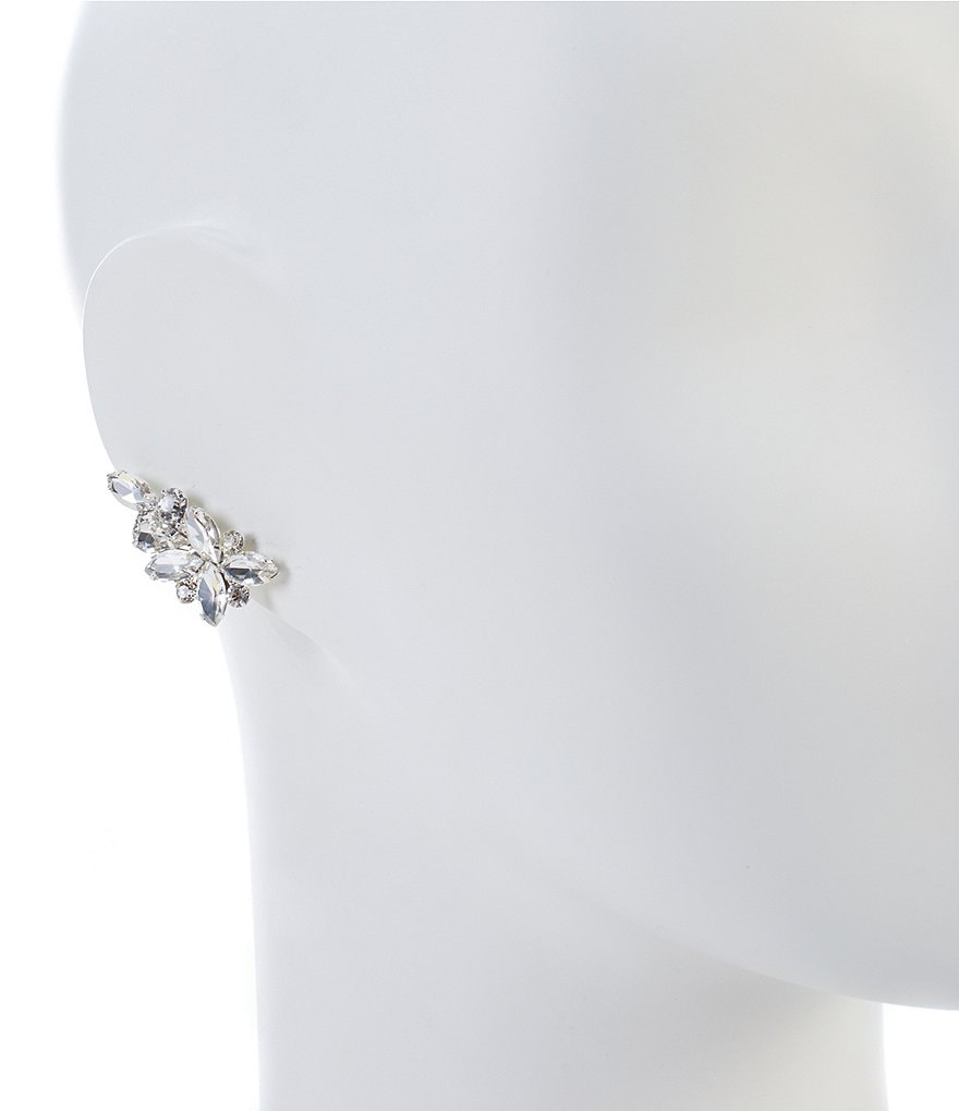 Cezanne Rhinestone Cluster Stud Earrings