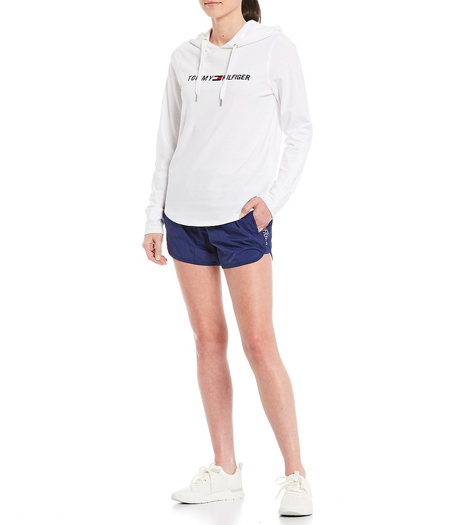 Tommy Hilfiger Sport Side Logo Running Pocket Pull-On Shorts
