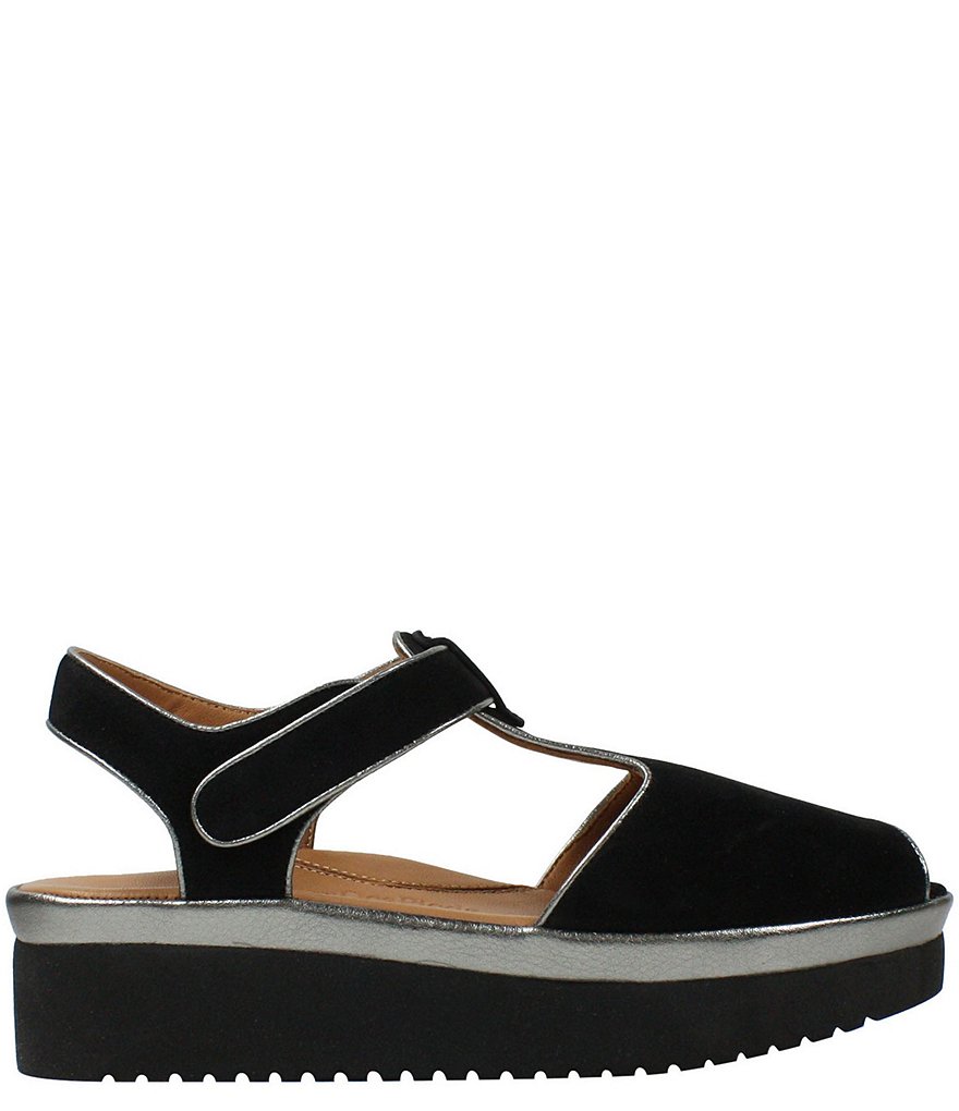 L'Amour Des Pieds Almika T-Strap Flatform Sandals