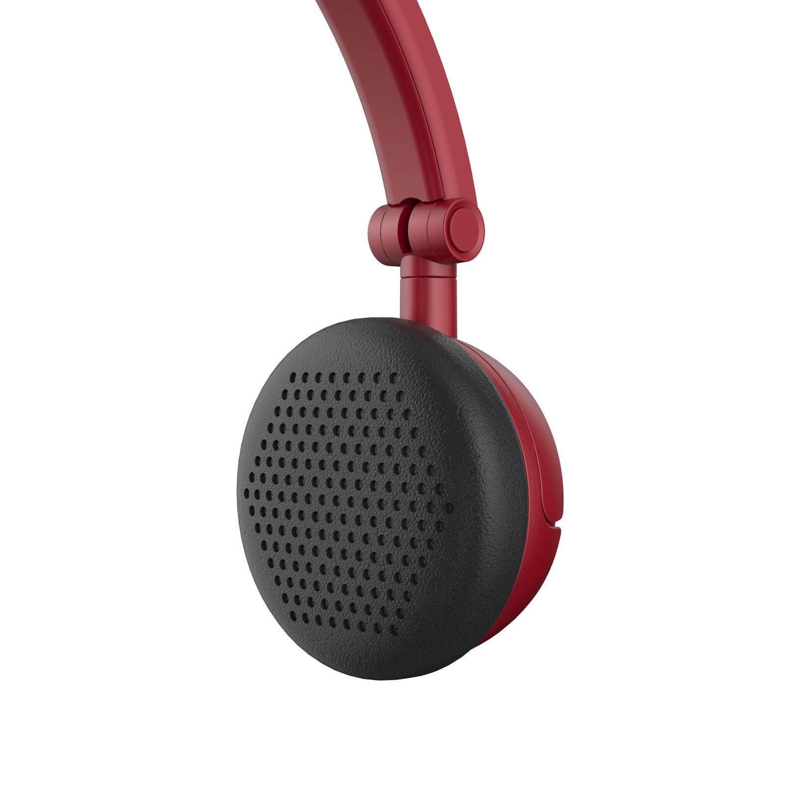 Edifier W675BT On-ear Bluetooth v4.1 Headphones Foldable with NFC Connect 40mm Drivers - Red