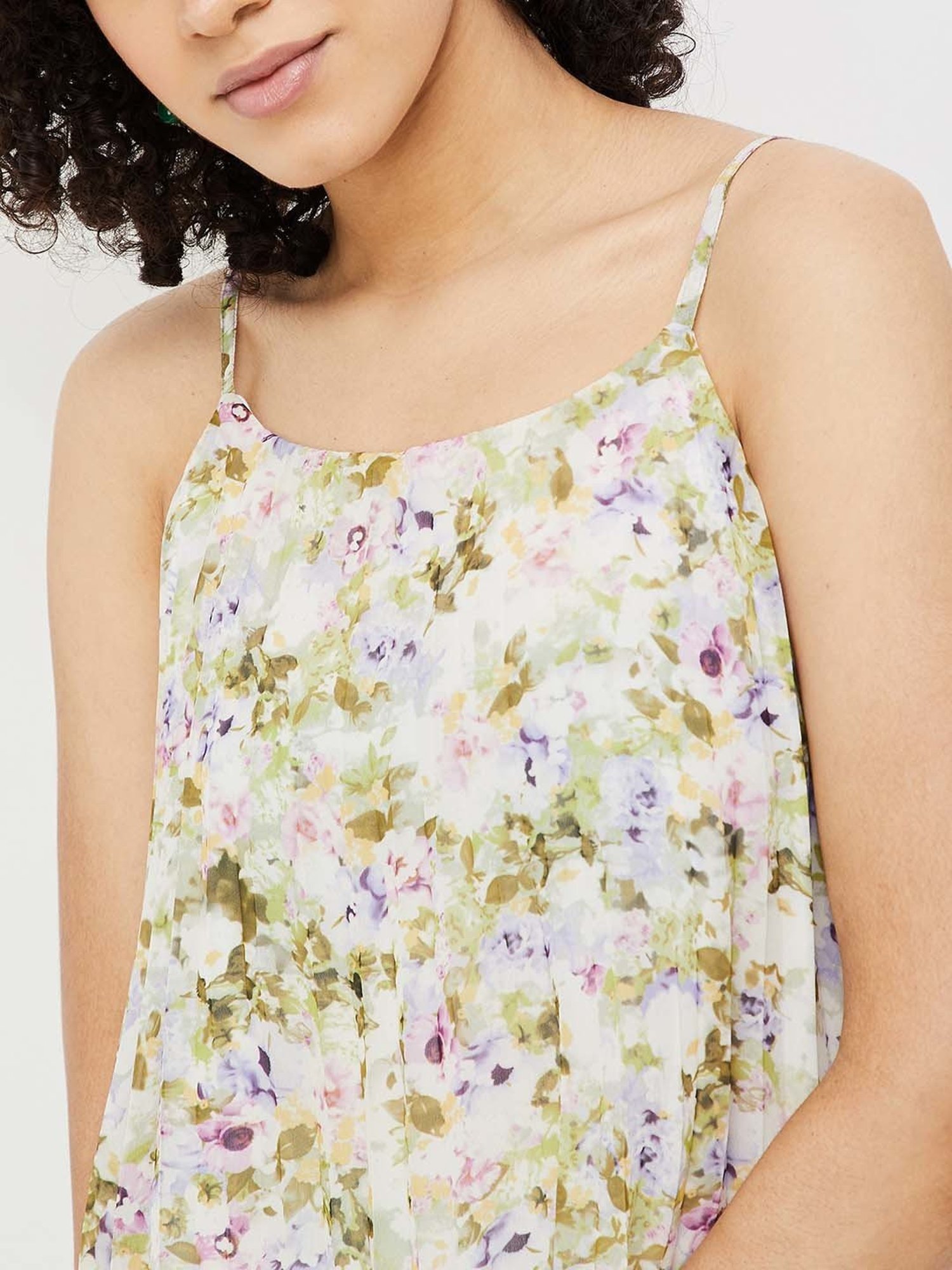 Ginger by Lifestyle White Floral Print Top