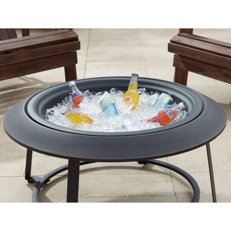 13" Terrazzo Propane Tabletop Fireplace - Beige - Project 62™