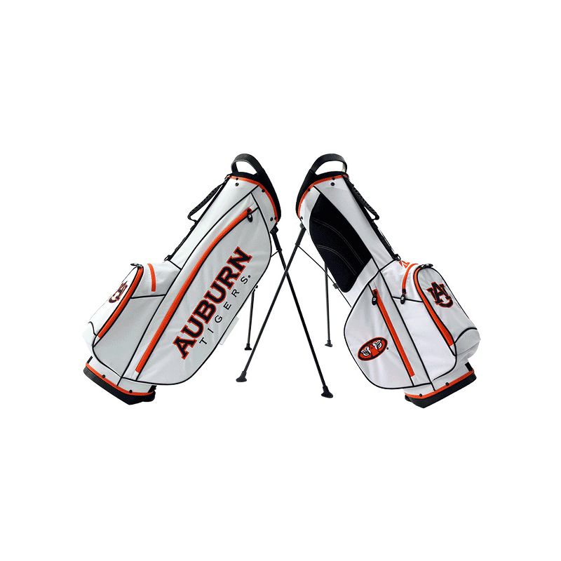 Bridgestone 2019 Collegiate University NCAA 9 In 4 Way Stand Lightweight Golf Bag with Carry Handle, Auburn