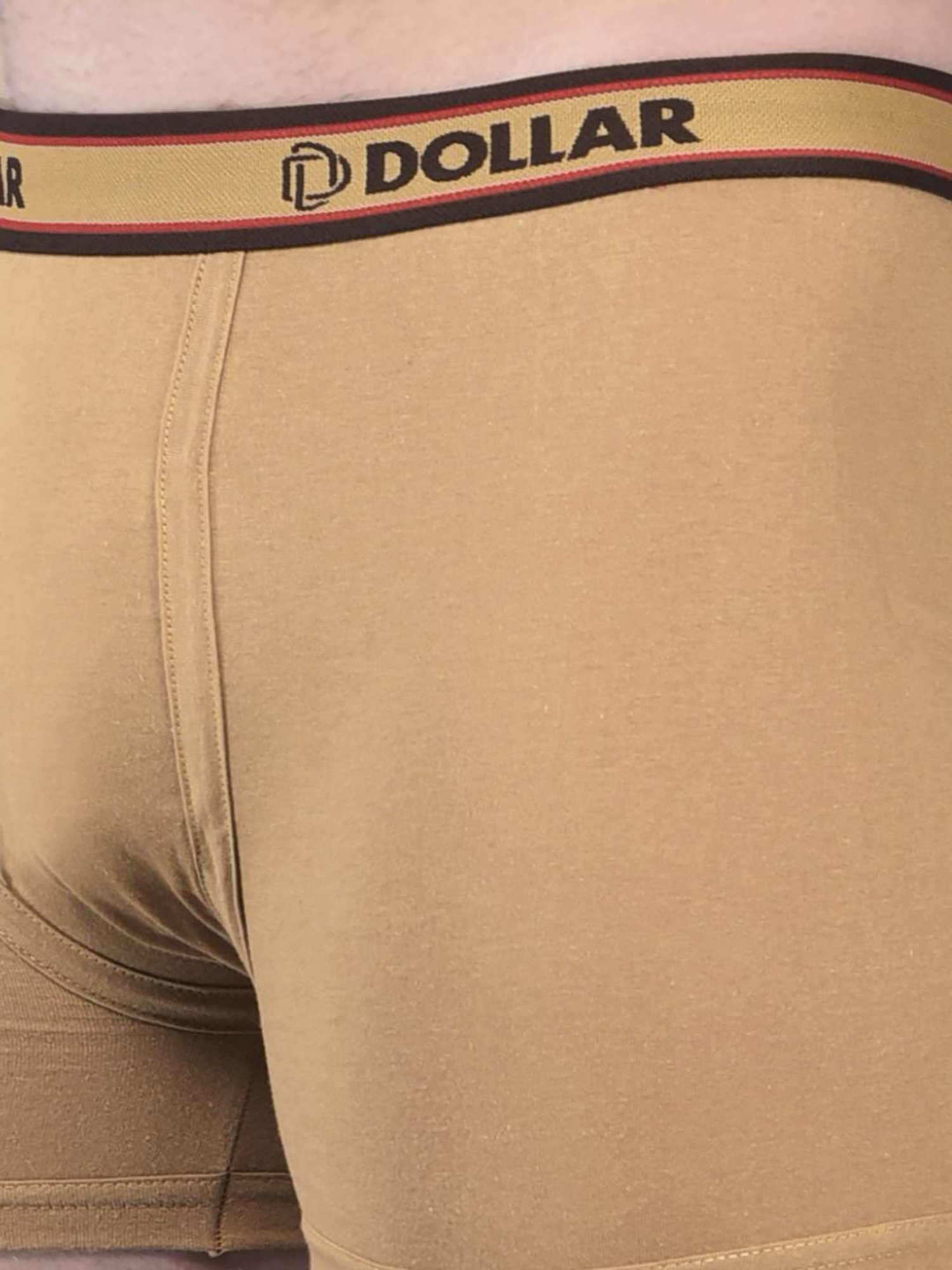 Dollar Bigboss Assorted Cotton Regular Fit Trunks - Pack Of 3