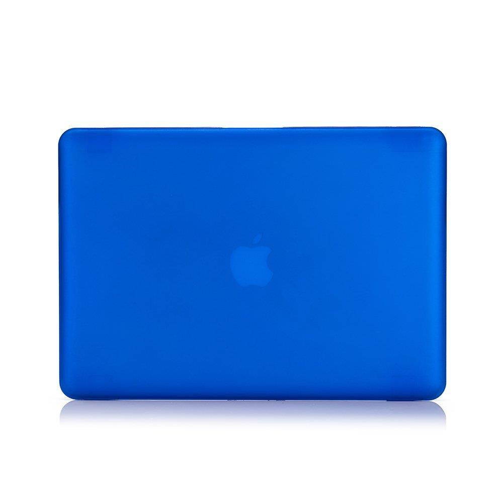 MacBook Pro 15 Case 2011/2010/2009 Release A1286, Ruban Hard Case Shell Cover and Keyboard Skin Cover for Apple MacBook Pro 15 Inch with CD-ROM - Navy Blue