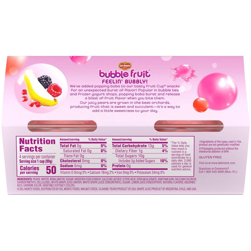 Bubble Fruit Pear Berry Pomegranate - 3.5oz