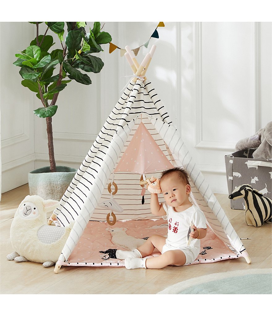 Wonder Wise by Asweets Llama Striped Activity Teepee Play Tent
